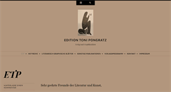 Desktop Screenshot of editionpongratz.de